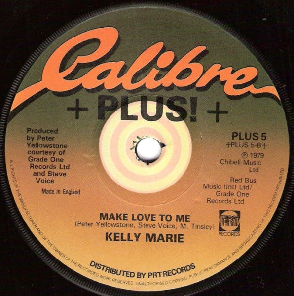 Kelly Marie : Hot Love (7", Single, Sol)