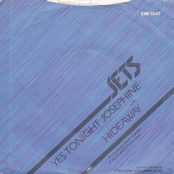 The Jets (2) : Yes Tonight Josephine (7", Single)