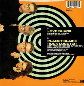 The B-52's : Love Shack (7", Single)