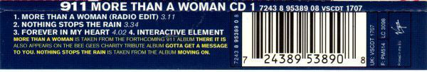 911 (4) : More Than A Woman (CD, Single, Enh, CD1)