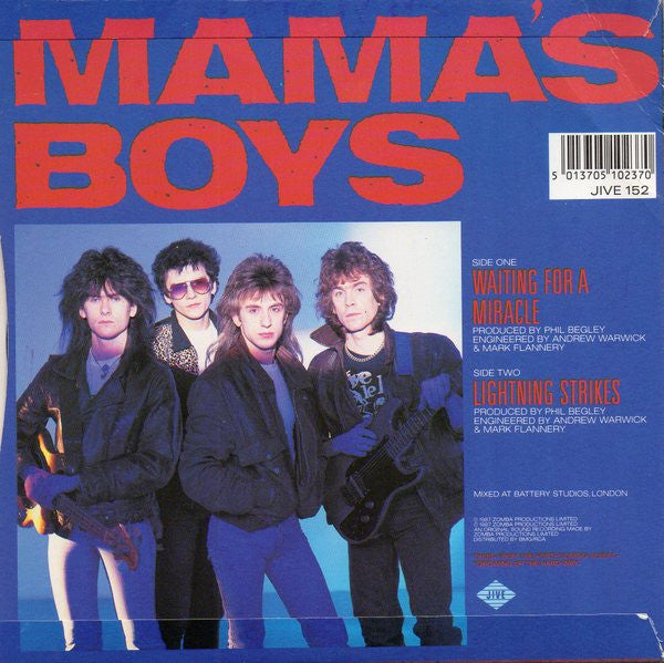 Mama's Boys : Waiting For A Miracle (7", Single)