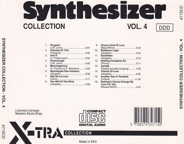 Bob Russell (2) : Synthesizer Collection Vol. 4 (CD, Album)
