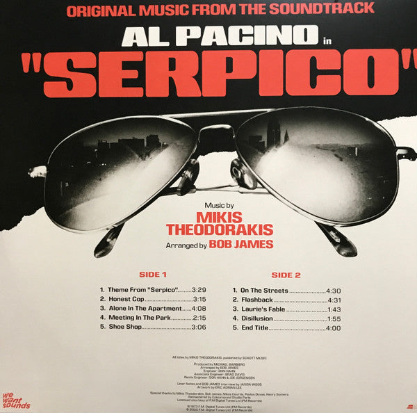 Mikis Theodorakis : Serpico (Original Music From The Soundtrack) (LP, Album, RSD, RE, RM, Gat)