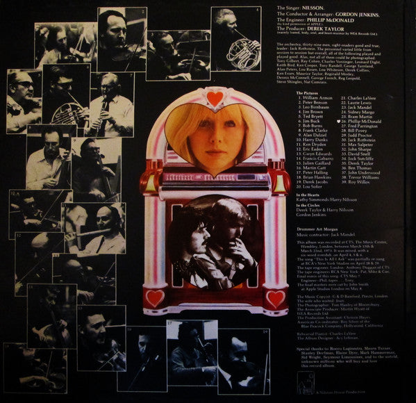 Harry Nilsson : A Little Touch Of Schmilsson In The Night (LP, Album, Gat)