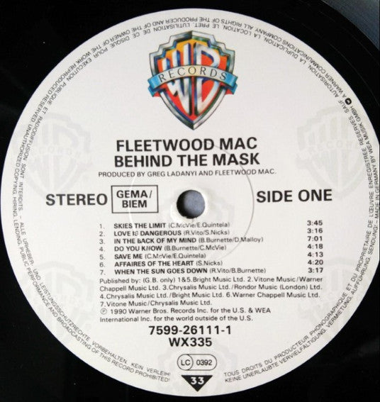 Fleetwood Mac : Behind The Mask (LP, Album)