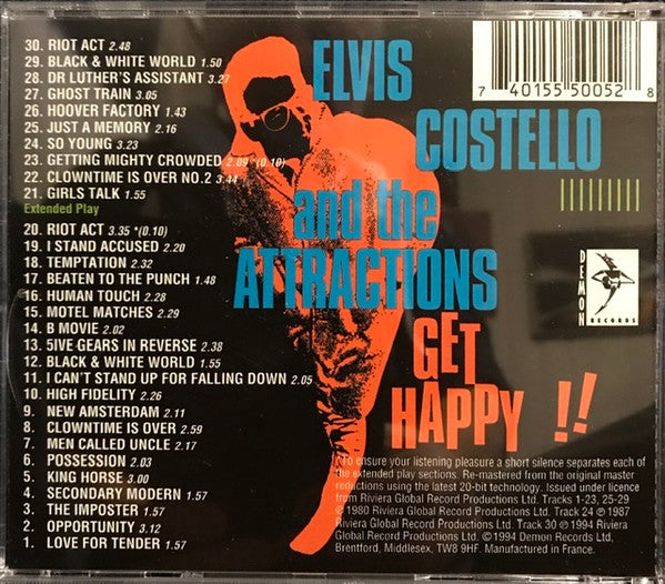 Elvis Costello And The Attractions* : Get Happy!! (CD, Album, RE, RM)