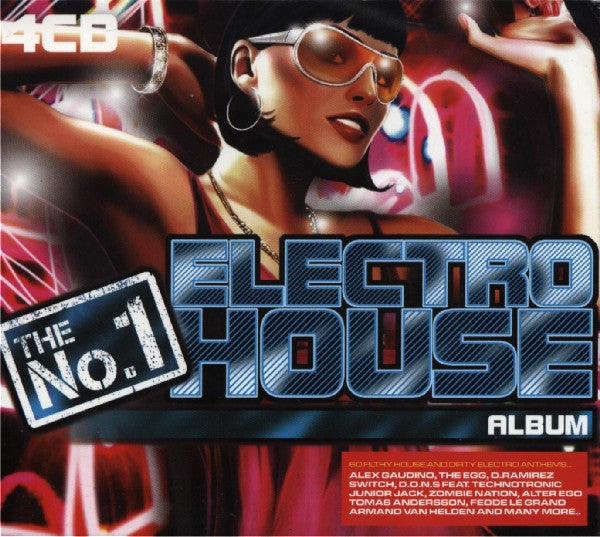 Various : The No.1 Electro House Album (4xCD, Comp, Fat)