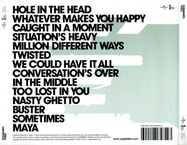 Sugababes : Three (CD, Album, S/Edition)