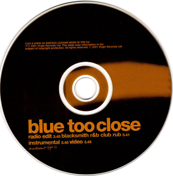 Blue (5) : Too Close (CD, Maxi, Enh)