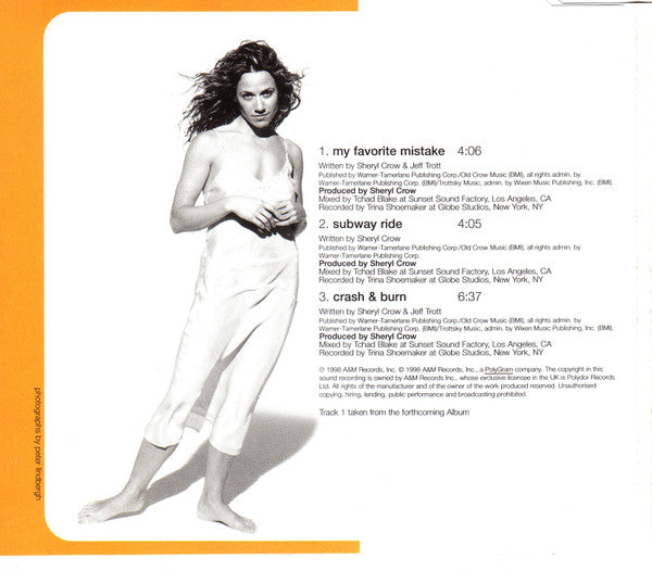Sheryl Crow : My Favorite Mistake (CD, Single)