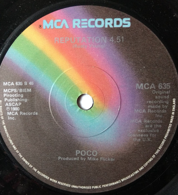 Poco (3) : Under The Gun (7", Single)