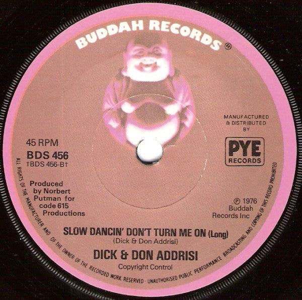 Addrisi Brothers : Slow Dancin' Don't Turn Me On (7")