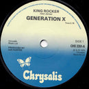 Generation X (4) : King Rocker (7", Single, Pap)