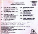 Art Pepper : Art Pepper Meets The Rhythm Section (CD, Album, RE)