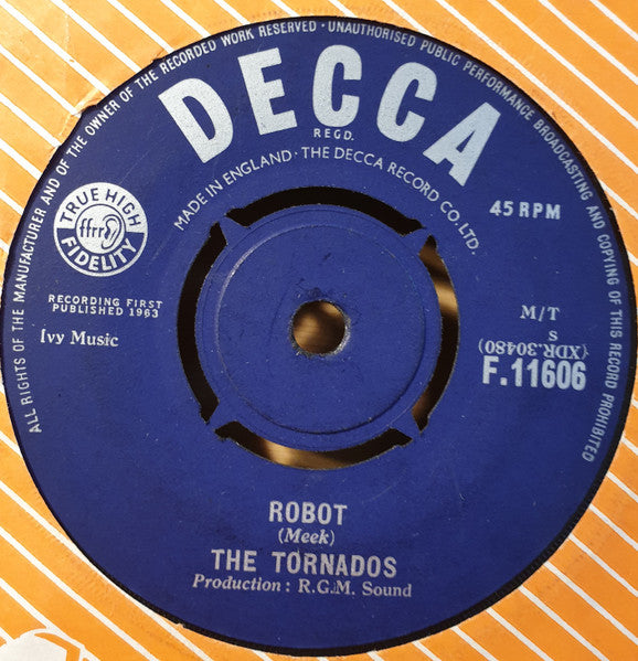 The Tornados : Robot (7", Single)