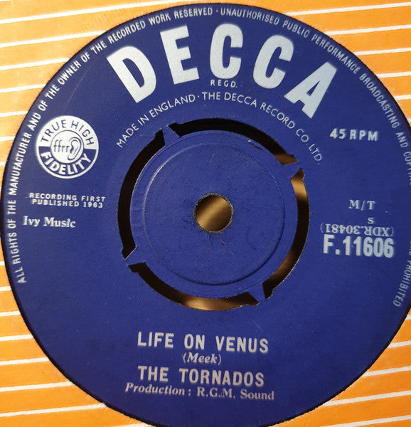 The Tornados : Robot (7", Single)