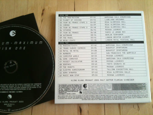 Kraftwerk : Minimum-Maximum (2xCD, Album, Copy Prot., Promo, Car)