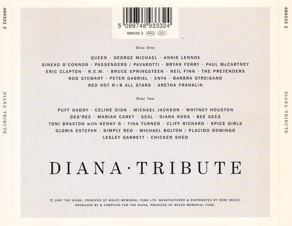 Various : Diana (Princess Of Wales) Tribute (2xCD, Album, Comp)