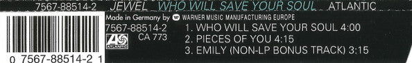 Jewel : Who Will Save Your Soul (CD, Single)