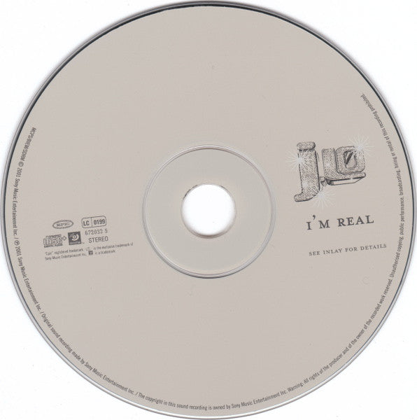 Jennifer Lopez : I'm Real (CD, Single, CD2)