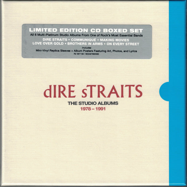 Dire Straits : The Studio Albums 1978 - 1991 (Box, Comp, Ltd + CD, Album, RE, RM + CD, Album, RE)