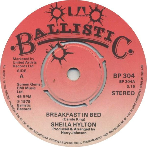 Sheila Hylton : Breakfast In Bed (7", Single)