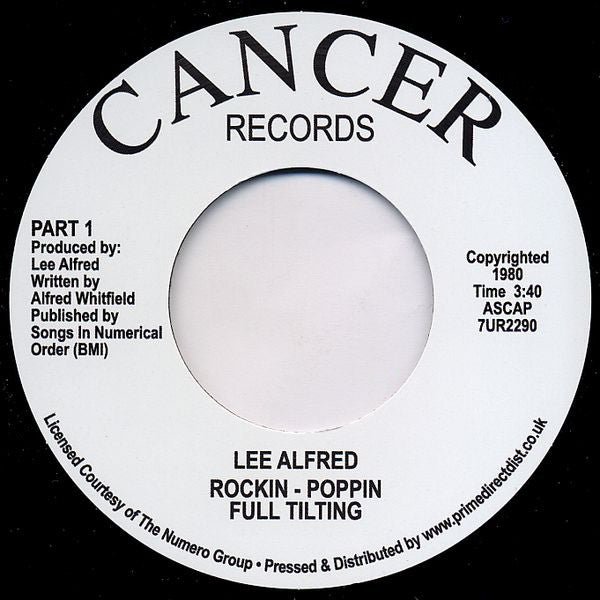 Lee Alfred : Rockin - Poppin Full Tilting (7", RSD, RE, RM, RSD)