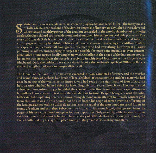 Cradle Of Filth : Godspeed On The Devil's Thunder (CD, Album)