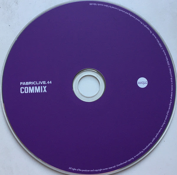Commix : FabricLive.44 (CD, Mixed)