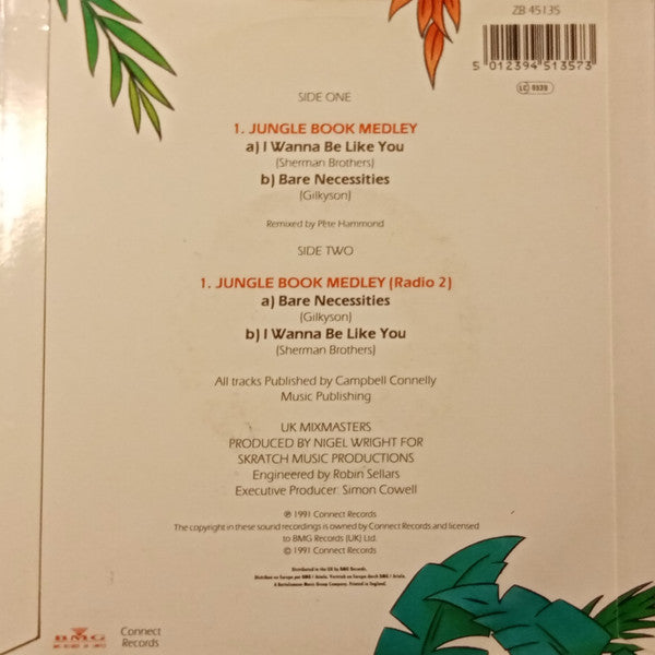 The UK Mixmasters : Jungle Book Megamix  (7", juk)