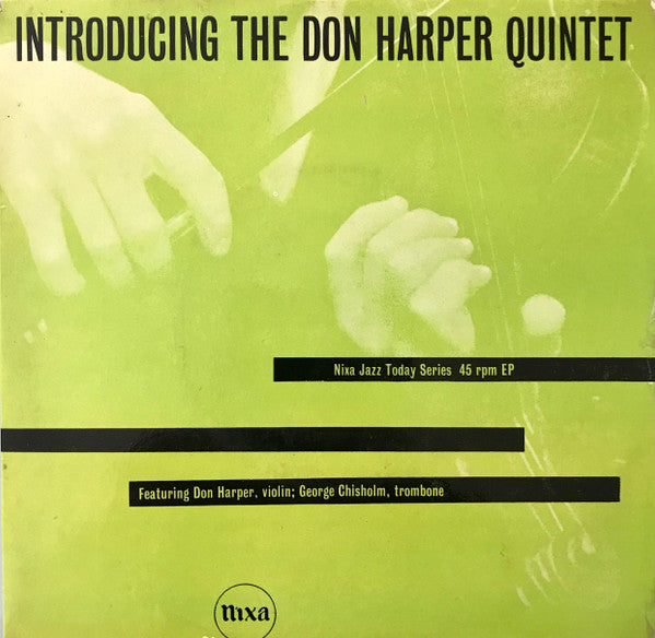 Don Harper (2) : Introducing The Don Harper Quintet (7", EP, Mono)