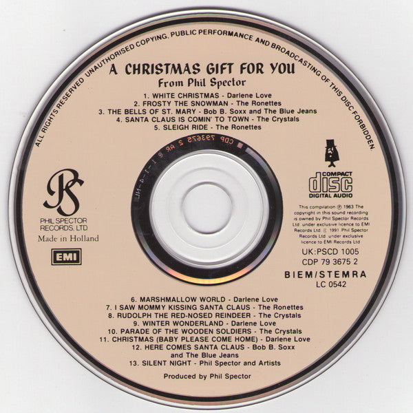 Various : A Christmas Gift For You From Phil Spector (CD, Album, RE, RM)