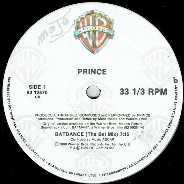 Prince : Batdance (12", Maxi)