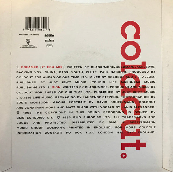 Coldcut : Dreamer (7", Single)