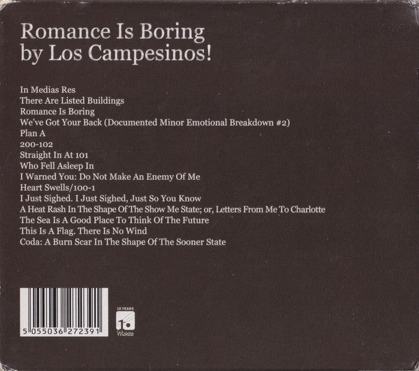 Los Campesinos! : Romance Is Boring (CD, Album, Sli)