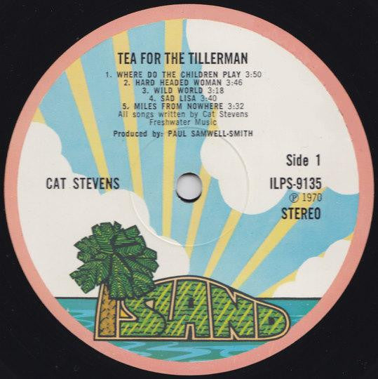 Cat Stevens : Tea For The Tillerman (LP, Album, RP)
