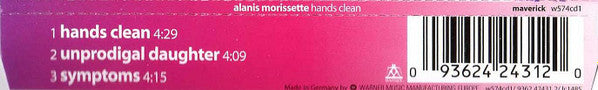 Alanis Morissette : Hands Clean (CD, Single, CD1)