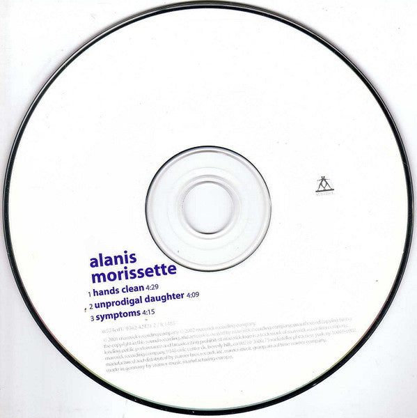 Alanis Morissette : Hands Clean (CD, Single, CD1)