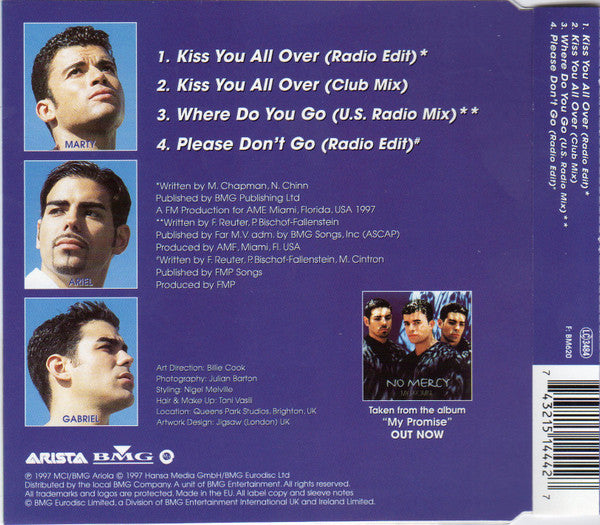 No Mercy : Kiss You All Over (CD, Single, CD1)