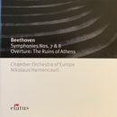 Ludwig van Beethoven - The Chamber Orchestra Of Europe, Nikolaus Harnoncourt : Symphonies Nos. 7 & 8 - Overture: The Ruins Of Athens (CD, RE)