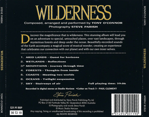 Tony O'Connor (2) : Wilderness (CD, Album)
