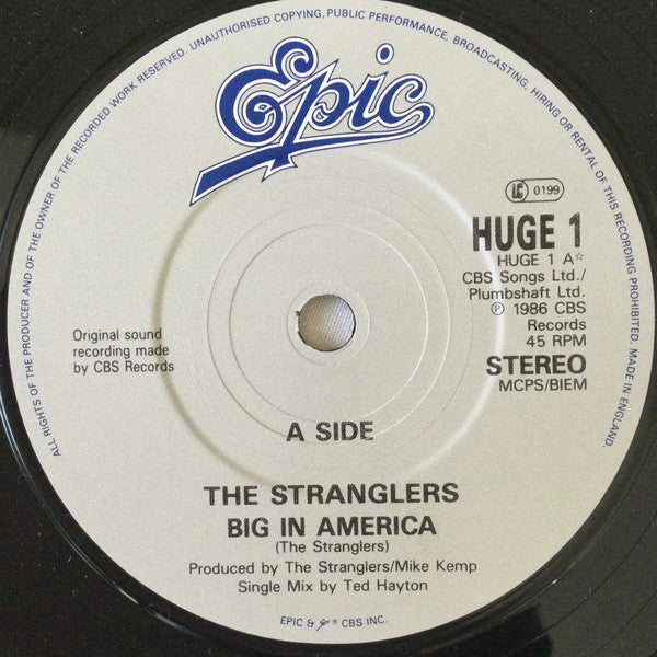 The Stranglers : Big In America (7", Single)