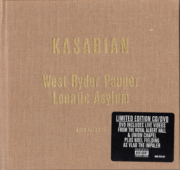Kasabian : West Ryder Pauper Lunatic Asylum (CD, Album + DVD-V, NTSC + Ltd)