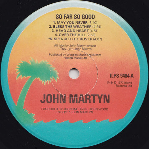 John Martyn : So Far So Good (LP, Comp, Gat)