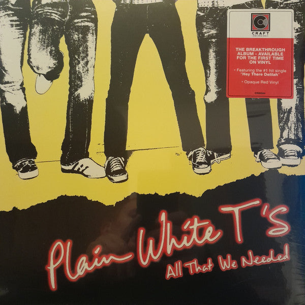 Plain White T's : All That We Needed (LP, Album, RE, Red)