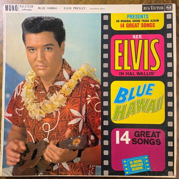 Elvis Presley : Blue Hawaii  (LP, Album, Mono, RE)