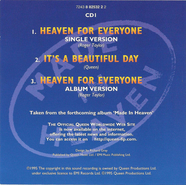 Queen : Heaven For Everyone (CD, Single, CD1)