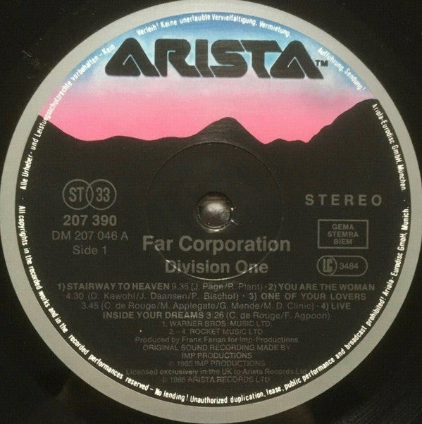 Far Corporation : Division One - The Album (LP)