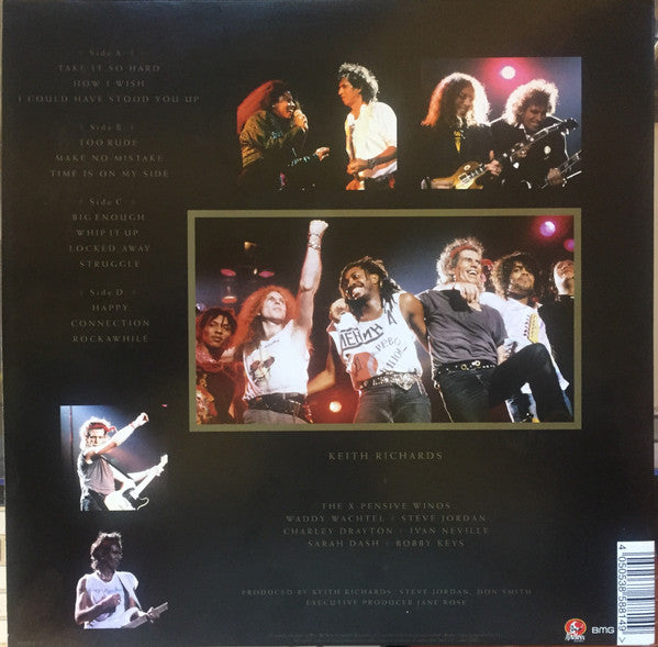 Keith Richards And The X-Pensive Winos : Live At The Hollywood Palladium December 15, 1988 (2xLP, Ltd, RE, RM, Red)