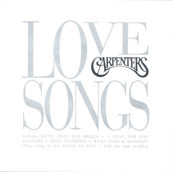 Carpenters : Love Songs (CD, Comp, RP)